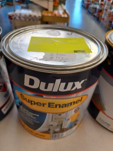 Dulux Super Enamel - Light Grey - High Gloss - 2 litres for $10