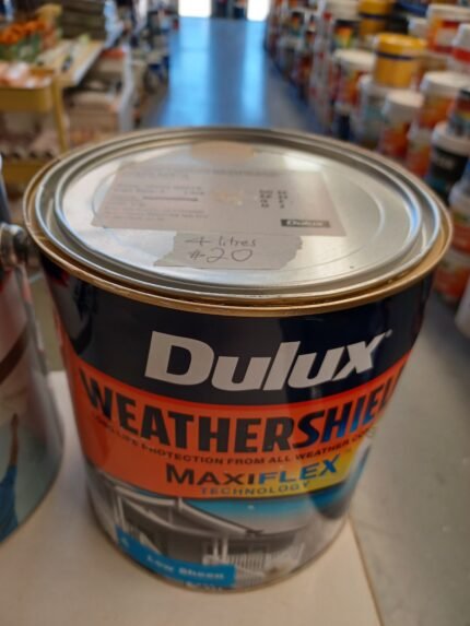 Dulux Weathershield - Ocean Beach - Low Sheen - 4 litres for $20