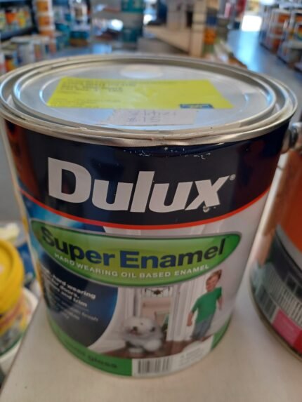 Dulux Super Enamel - China White (half Str) - Semi Gloss - 3 litres $15