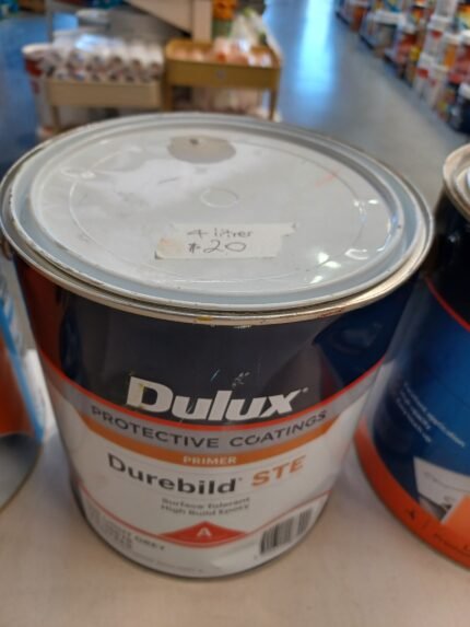 Dulux Durebild STE - Light Grey - 2 pack paint - 4 litres for $20