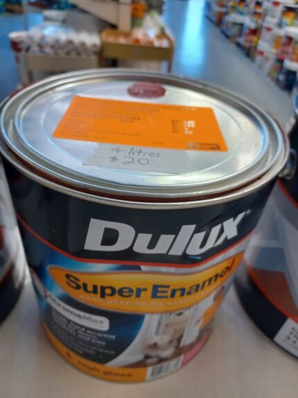 Dulux Super Enamel - Tuscan Red - High Gloss - 4 litres for $20