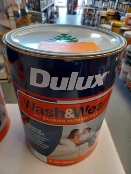 Dulux Wash & Wear - White - Low Sheen - 8 litres for $40
