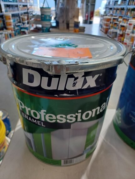 Dulux Professional Enamel - White on White - 5 litres for $25