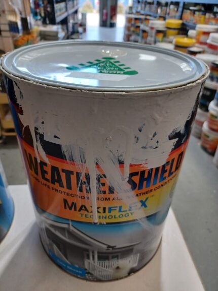 Dulux Weathershield - White - Low Sheen - 3 litres for $15