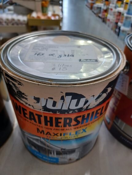 Dulux Weathershield - Beige - Low Sheen - 3 litres for $15
