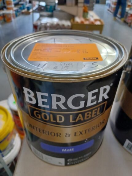 Berger Gold Label - Thorndon Cream (quarter strength) - 3 litres $15