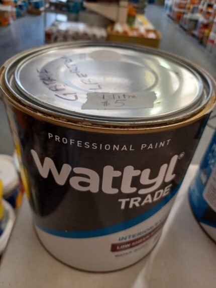 Wattyl Trade - Interior / Exterior - White - Low Sheen - 1 litre for $5