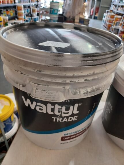 Wattyl Trade - Interior / Exterior - White - Low Sheen - 6 litres for $30