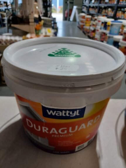 Wattyl Duraguard - White - Low Sheen - 5 litres for $25