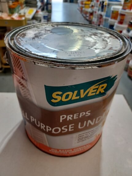 Solver Preps - All Purpose Undercoat - Grey - Oil Based - 3 litres - $15