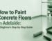 Paint Concrete Floors Adelaide