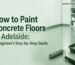 Paint Concrete Floors Adelaide