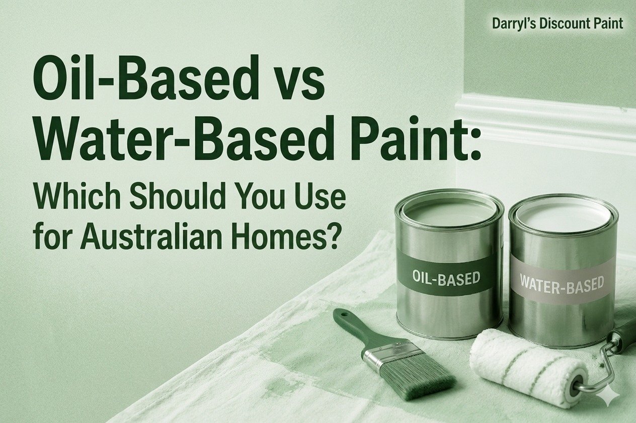 Oil-Based vs Water-Based Paint