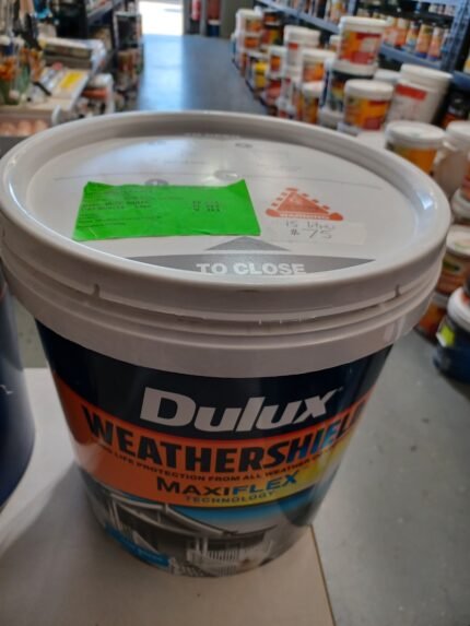 Dulux Weathershield - Hog Bristle Half - Low Sheen - 15 litres for $75