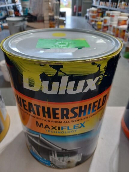Dulux Weathershield - Yellow - Low Sheen - 3 litres for $15