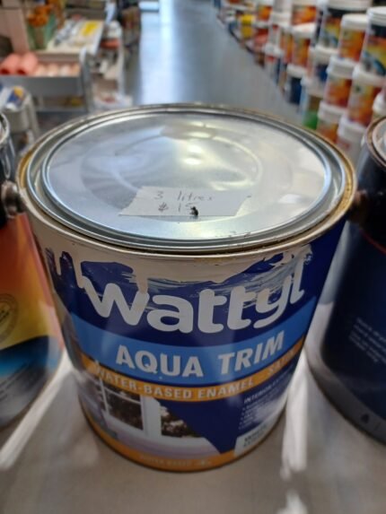 Wattyl - Aqua Trim - Beige - Satin - Interior & Exterior - 3 litres for $15