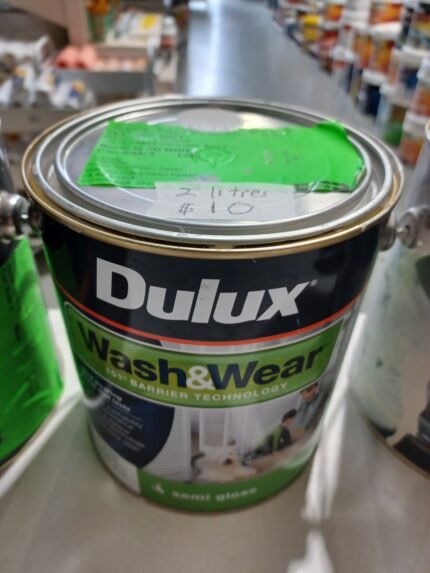 Dulux Wash & Wear - Feather Soft - Semi Gloss - 2 litres for $10