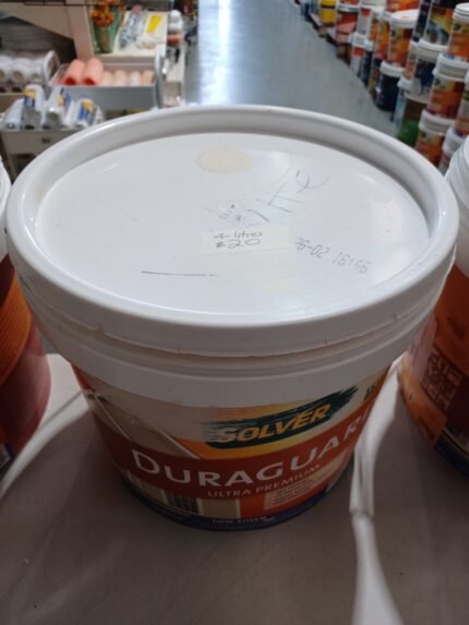 Solver Duraguard - Ultra Premium Acrylic - Beige - Low Sheen - 4 litres for $20