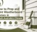 Prep and paint weatherboard homes