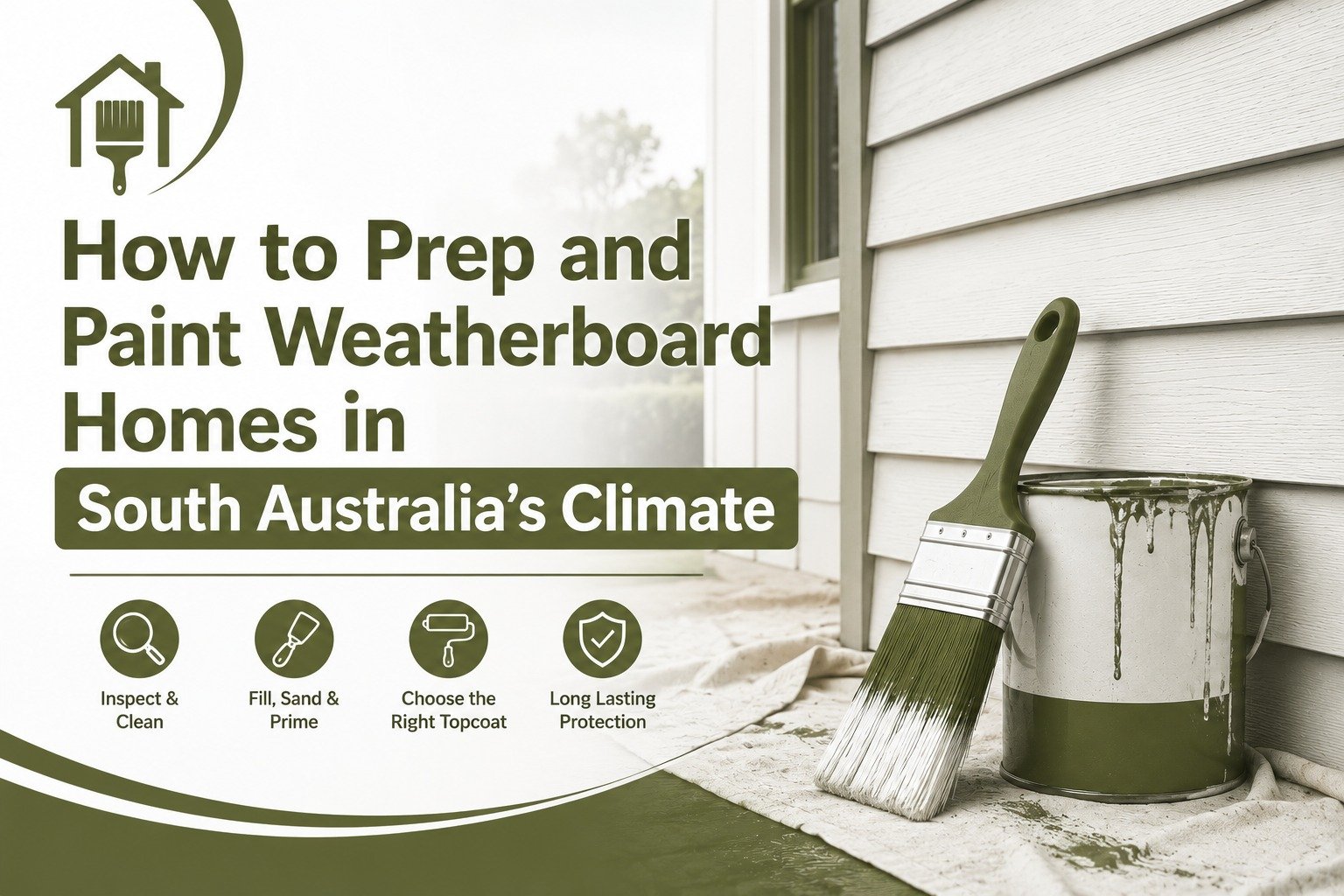 Prep and paint weatherboard homes