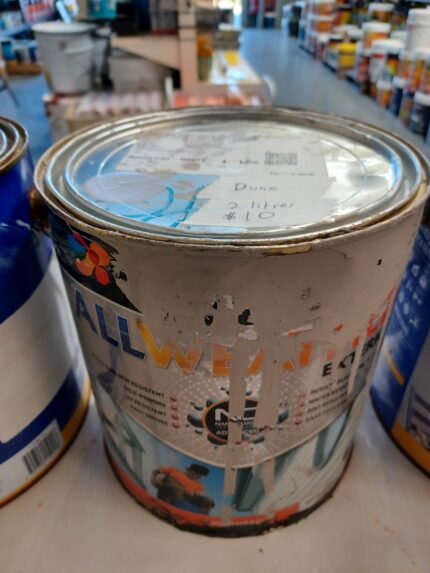 Taubmans All Weather - Self Priming - Dune - Low Sheen - 2 litres for $10
