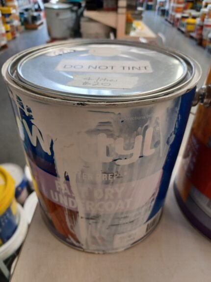 Wattyl Fast Dry Undercoat - Interior / Exterior - White - 4 litres for $20