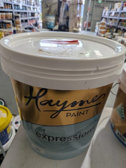 Haymes - Expressions - Ultra Premium Interior - White Verdict 1/4 - 15 litres for $75