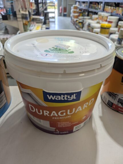 Wattyl - Duraguard - Self Priming - Broken White - Low Sheen - 5 litres for $25