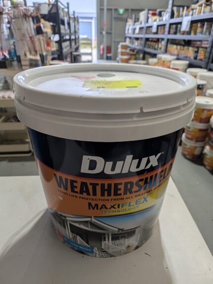 Dulux - Weathershield - Self Priming - Monument- Low Sheen - 12 litres for $60