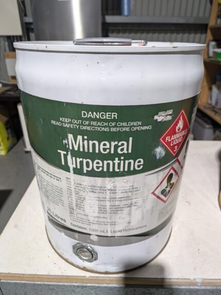 Mineral Turpentine - Turpentine Substitute UN1309 - 20 litres for $100