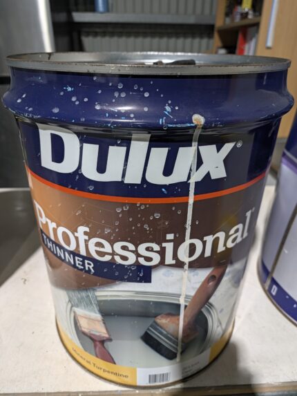 Dulux Professional Thinner - Mineral Turpentine - 20 litres for $100