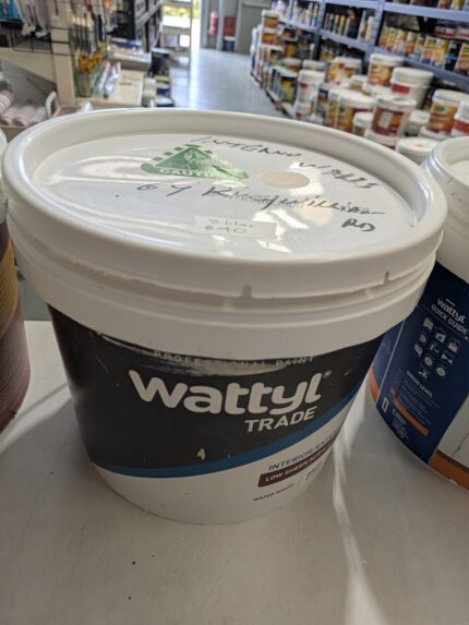 Wattyl Trade - Interior / Exterior - Water Based - Beige - Low Sheen - 8 litres for $40
