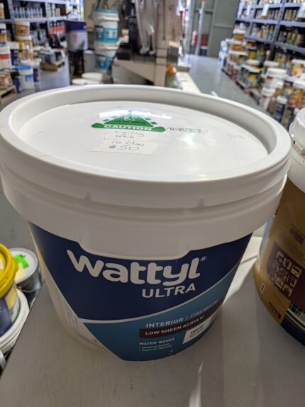 Wattyl Ultra - Interior - Water Based - Ceiling White - Low Sheen - 10 litres for $50