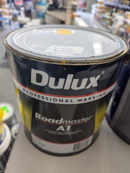 Dulux - Roadmaster A1 - Chlorinated Rubber / Alkyd - Yellow - 4 litres for $20