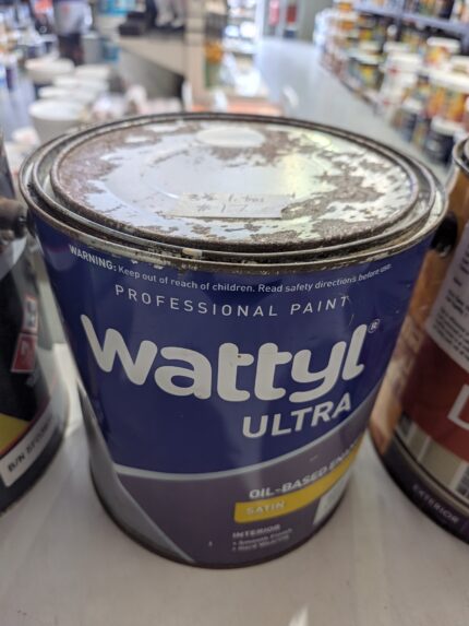 Wattyl Ultra - Interior - Oil Based - White - Satin Enamel - 3.5 litres for $17