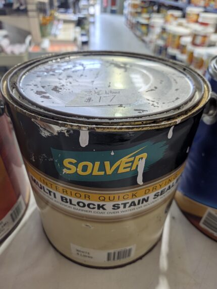 Solver - Interior - Quick Drying - Multi Block Stain Sealer - 3.5 litres for $17