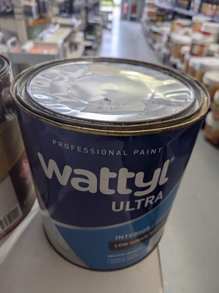 Wattyl Ultra - Interior - Water Based - White - Low Sheen Acrylic - 3 litres for $15