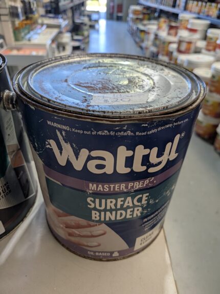 Wattyl - Master Prep - Surface Binder - Oil Based - Clear - 4 litres for $20