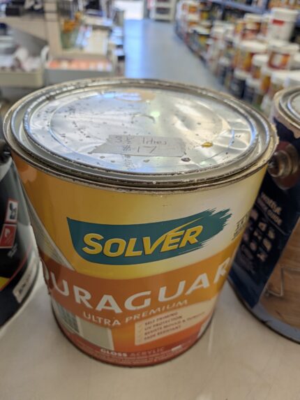 Solver - Duraguard - Exterior - Self Priming - Beige - Gloss Acrylic - 3.5 litres for $17