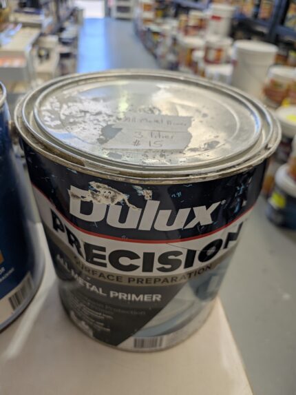 Dulux - Precision - Surface Preparation - All Metal Primer - White - 3 litres for $15