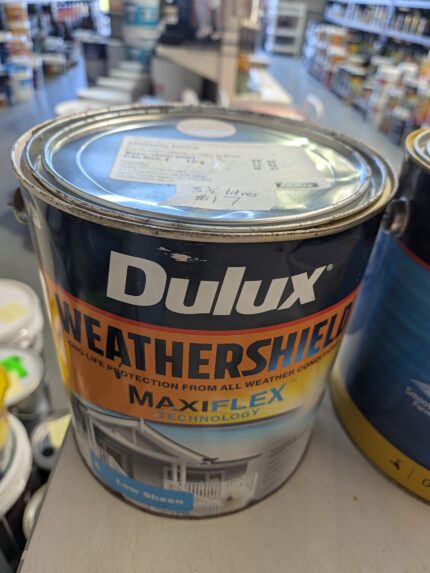 Dulux - Weathershield - Self Priming - Finishing Touch - Low Sheen - 3.5 litres for $17