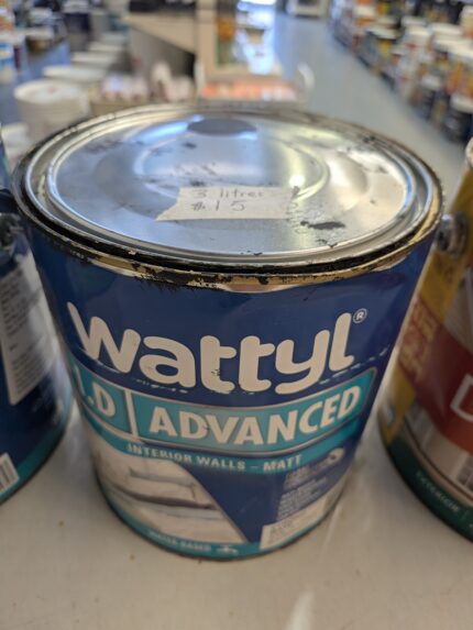 Wattyl - ID Advanced - Interior Walls - Water Based - Black - 3 litres for $15