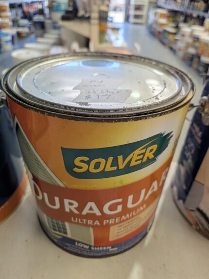 Solver - Duraguard - Self Priming Exterior - Mid Green - Low Sheen - 3.5 litres for $17