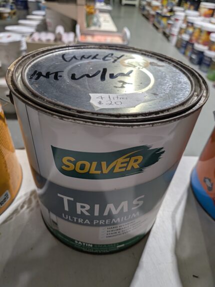 Solver - Trims - Ultra Premium - Interior - Beige - Satin Enamel - 4 litres for $20
