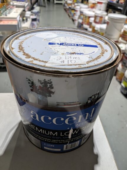 Accent Interior - Smooth Luxury Finish - White - Low Sheen - 2 litres for $10