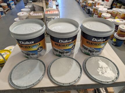 Dulux - Weathershield - Self Priming - Seagull Matt - 15 litres for $100 (Sep 2026)